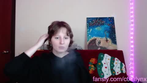 Snapshot of c0ralynx chatting on February 3, 12:03 pm C0ralynx online show from February 3, 12:03 pm