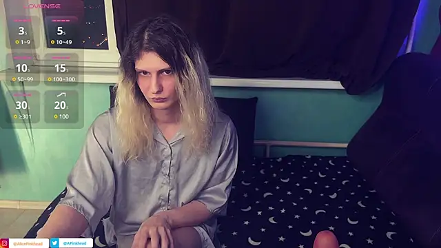 Alice Pinkhead online show from February 12, 3:17 pm