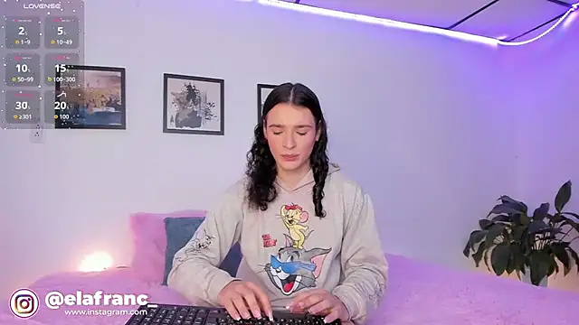 elafranco  online show from January 18, 7:33 pm