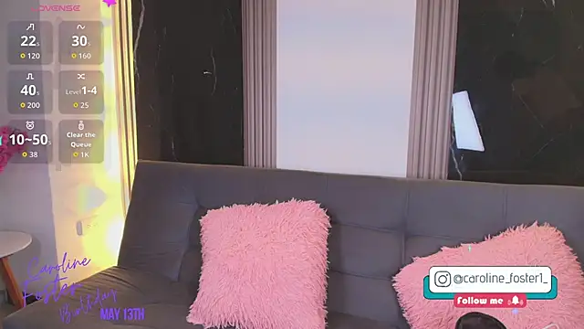 Caroline foster1 online show from May 11, 12:21 pm