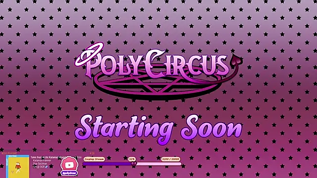PolyCircus online show from April 21, 3:13 am